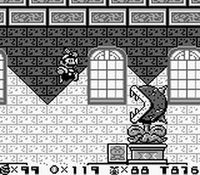 une photo d'Ã©cran de Super Mario Land 2 sur Nintendo Game Boy